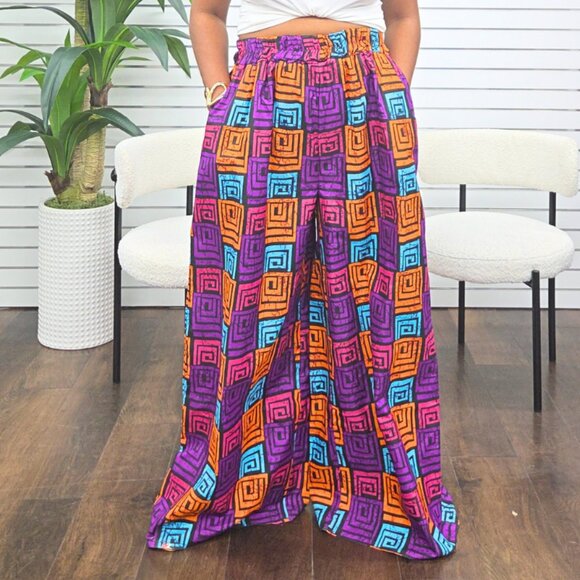 Karisma Ankara African Print Baggy Pants - Picture 3 of 3